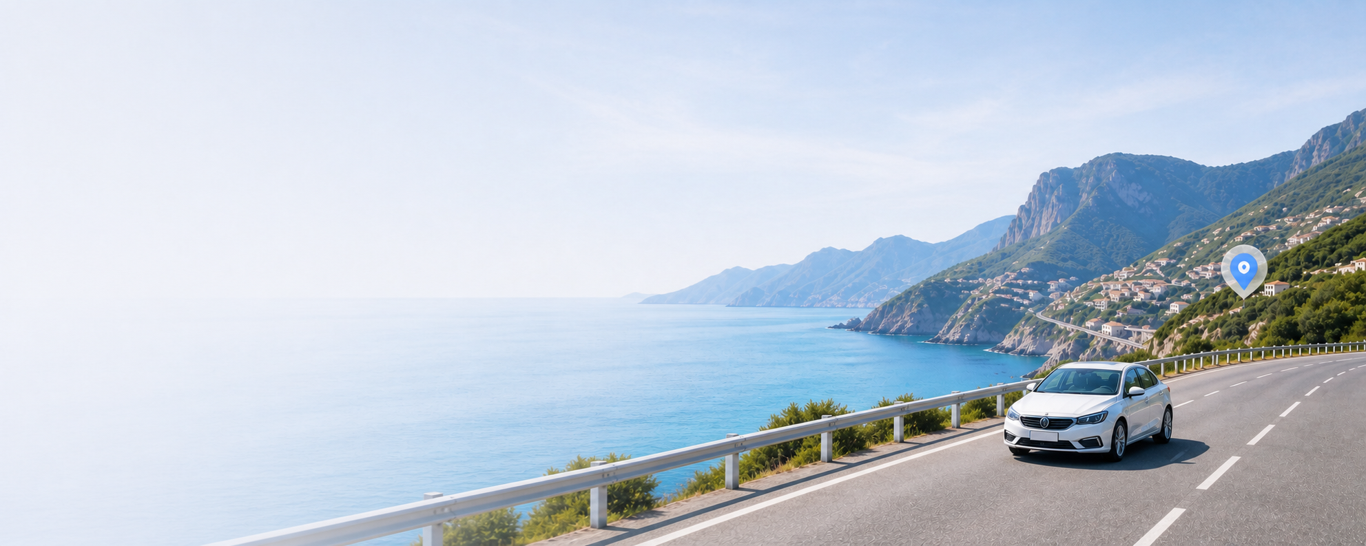 沿着海岸公路开启下一段旅程